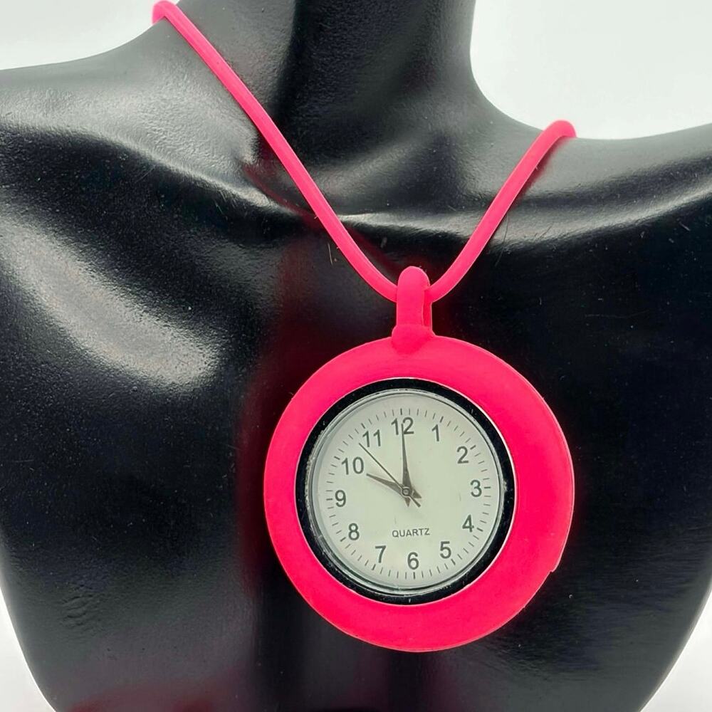Pink Watch Pendant
